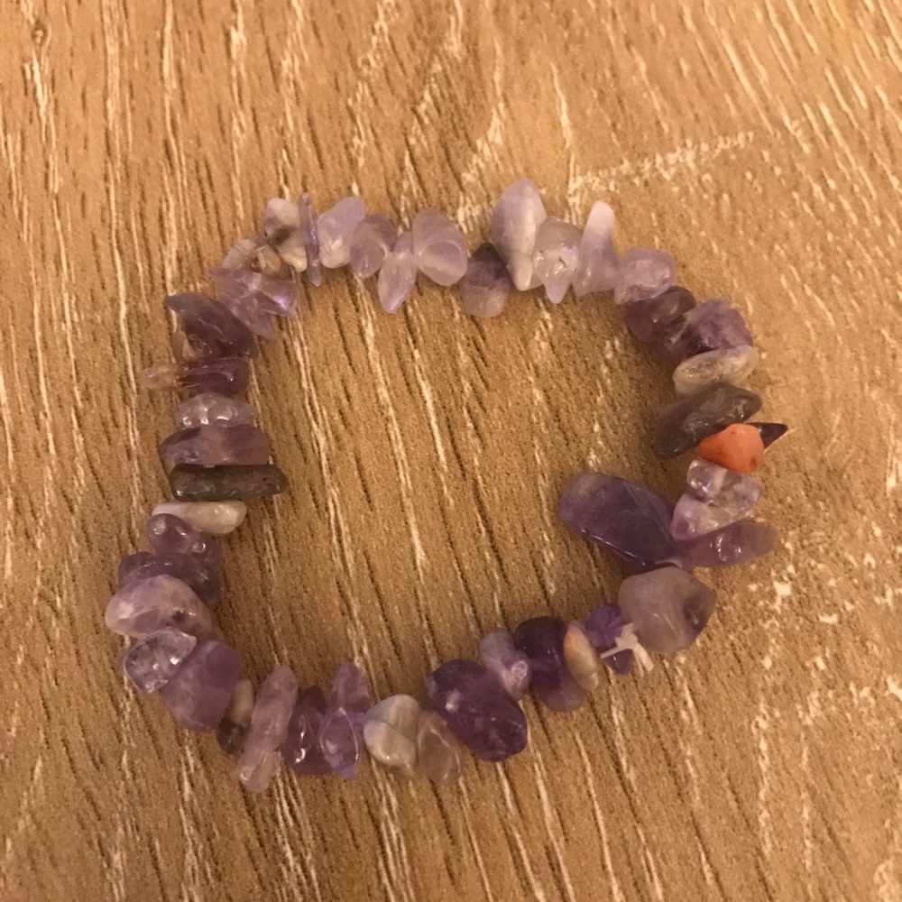BNWOT Purple Stone Bracelet